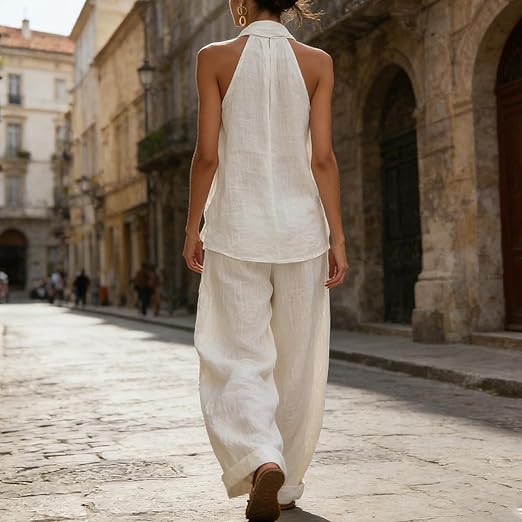 Ainhoa | Conjunto de dos piezas en Lino