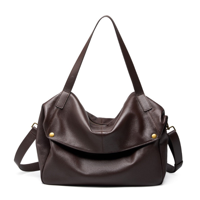 De mujer Retro Piel auténtica Suave Minimalista Casual Bolso tote