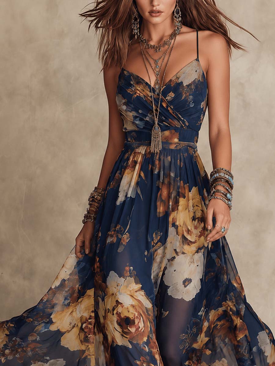 Vestido maxi Floral Deborah