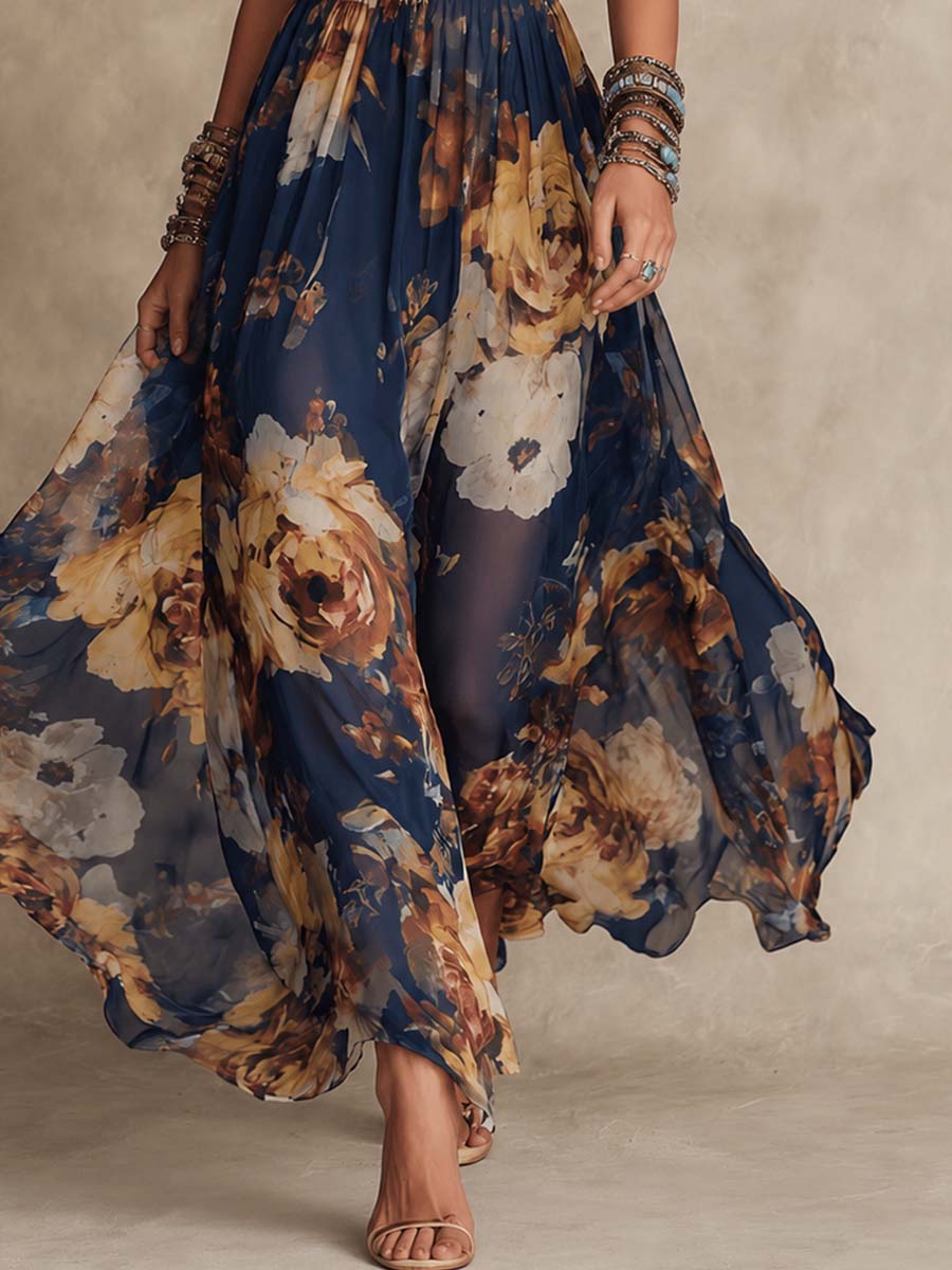 Vestido maxi Floral Deborah