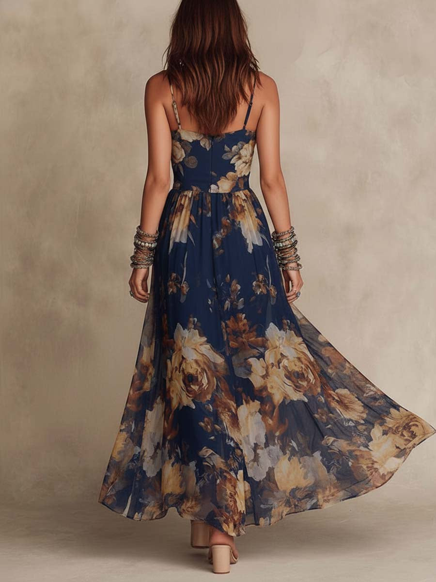 Vestido maxi Floral Deborah